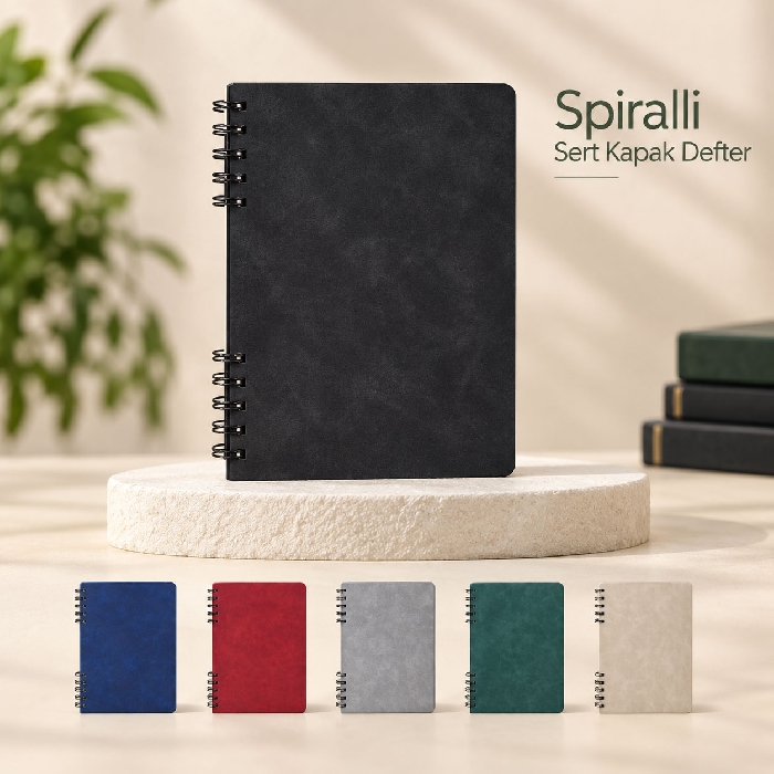 Sert Kapaklı Baskılı Defter