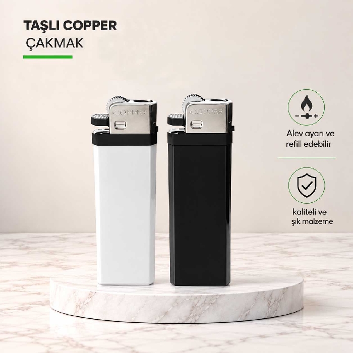 Copper Taşlı Çakmak