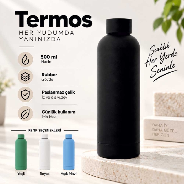 500 ml Çelik Termos