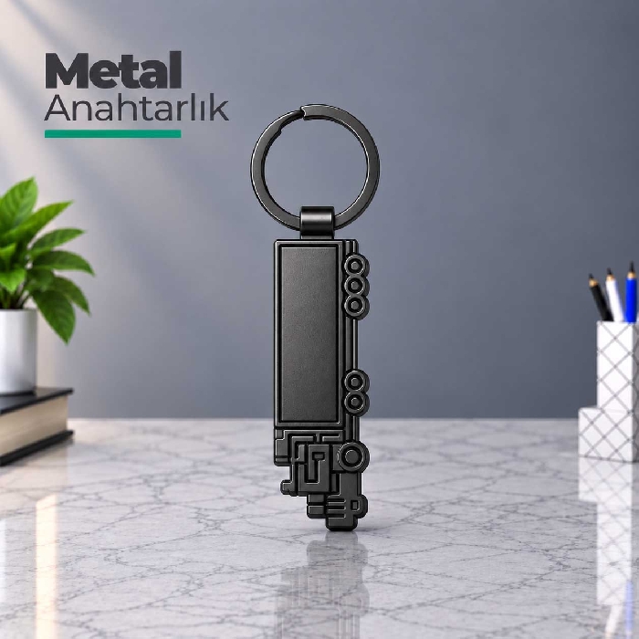 Kamyon Metal Anahtarlık