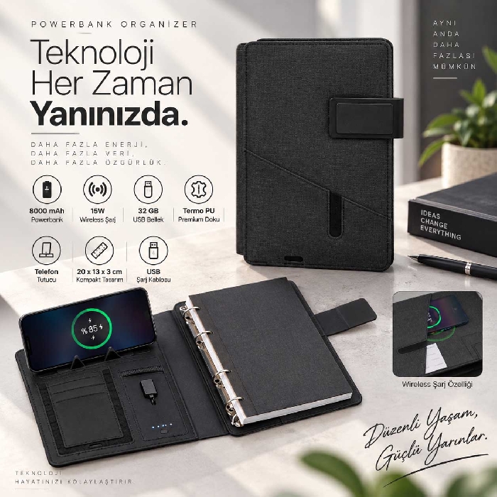 Powerbank 8000 mAh 32 GB USB