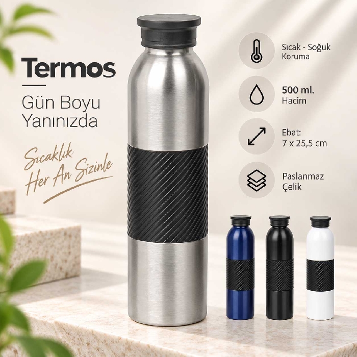 500 ml Kapaklı Termos