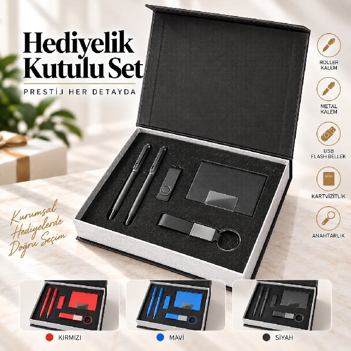 Hediyelik Set ile Zarif Hediyeler Kutuda